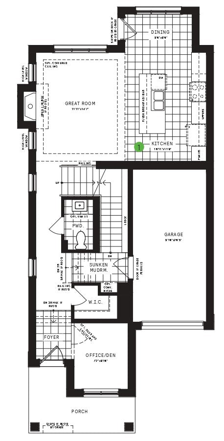 #001 - 4-Bedroom Modern Family Home Plan with Loft & Finished Basement