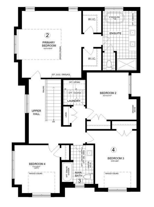 #002 - 4-Bedroom Modern Family Home with Office, Finished Basement & Open-Concept Kitchen
